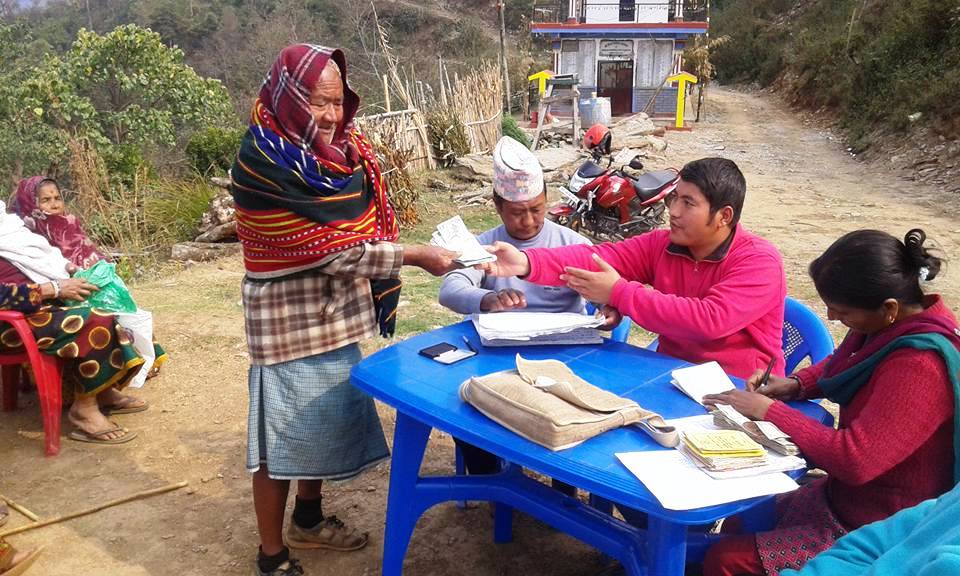 घरमै भत्ता पाउँदा बृद्धबृद्धा हर्षित